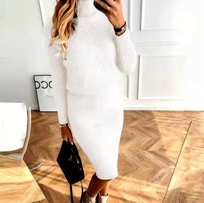 Isadora Luxe - Robe en maille élégante et ultra-confortable