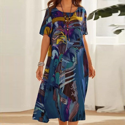Robe de soirée intemporelle Elora en satin fin