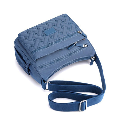 Sac Messenger Luxe en Nylon Imperméable avec Bandoulière Ajustable