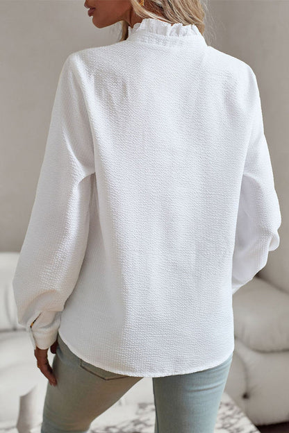 Olino - T-shirt de loisir premium à manches longues unis