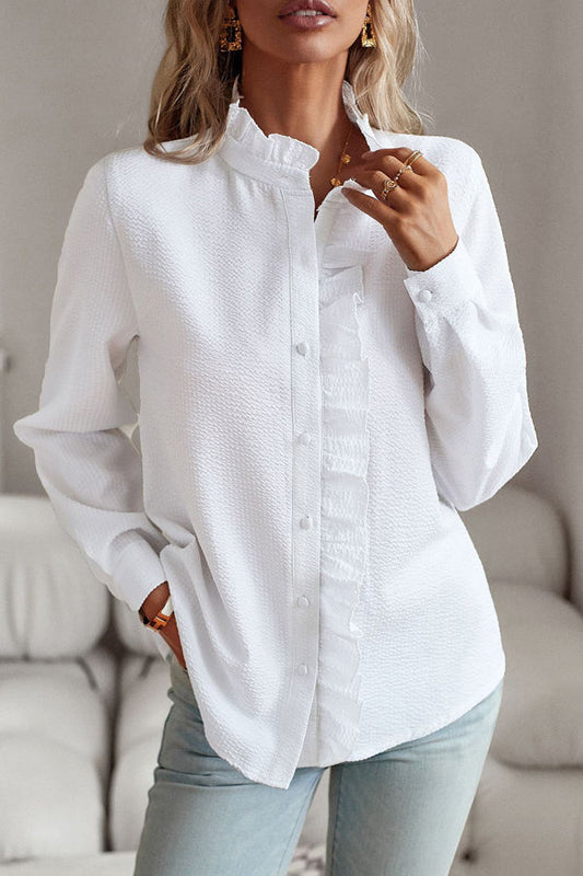 Olino - T-shirt de loisir premium à manches longues unis