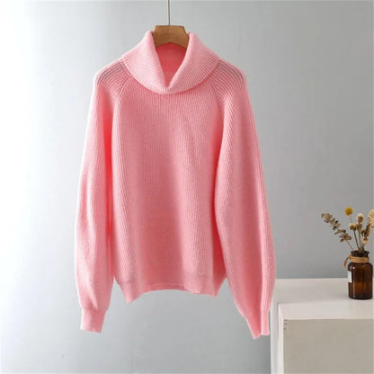 Pull-over Col Roulé Élégant Clara pour Femme