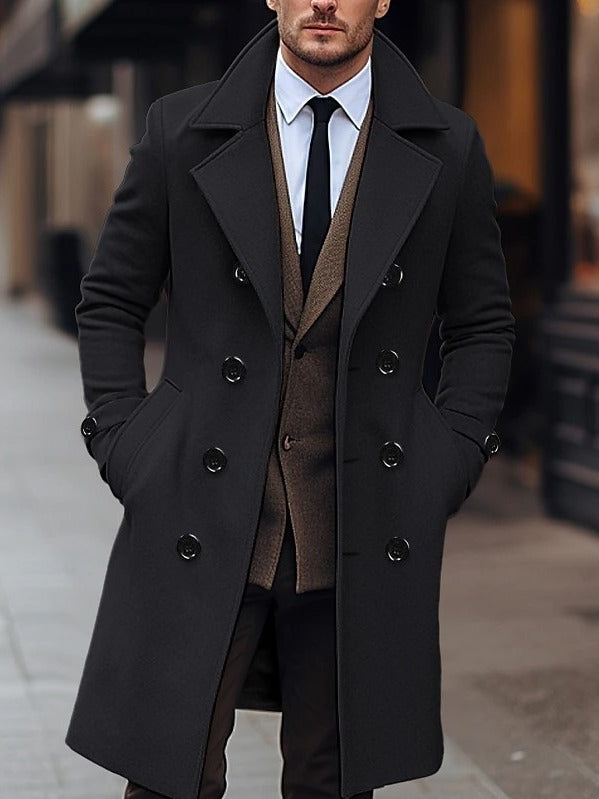Manteau en laine élégant pour homme pour la saison automne-hiver par Loria