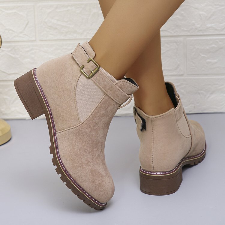Verona - Bottines Élégantes Femme à Talon Épais et Confortable