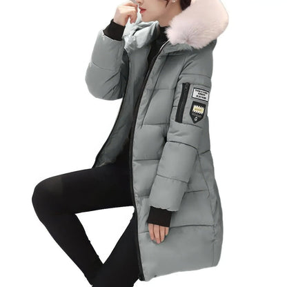 Mélange de Luxe - Manteau d'hiver féminin doux et raffiné