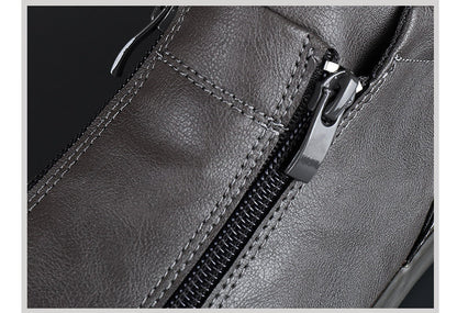 Luxe - Bottines en cuir raffinées pour homme