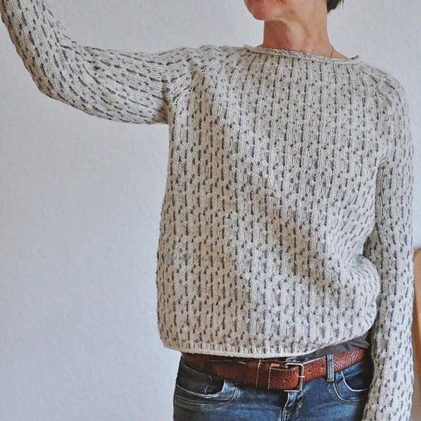 Luxe Asiatique - Pull raffiné - Coupe bateau élégante