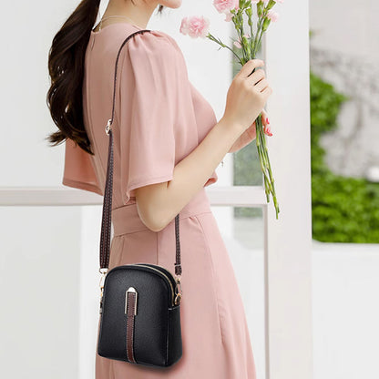 Sac en cuir élégance à blocs de couleurs de luxe