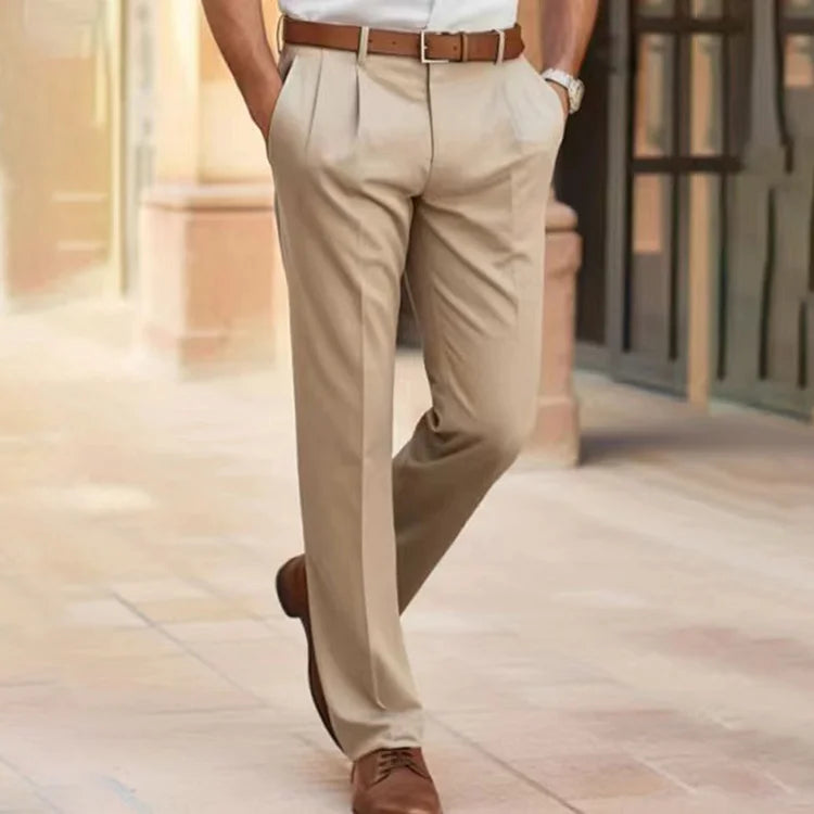 Pantalon Chic Élégance - Pantalon Décontracté à Poches pour Homme