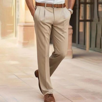Pantalon Chic Élégance - Pantalon Décontracté à Poches pour Homme