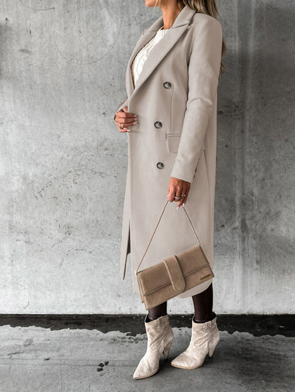 Leront - Manteau d'hiver trench-coat premium