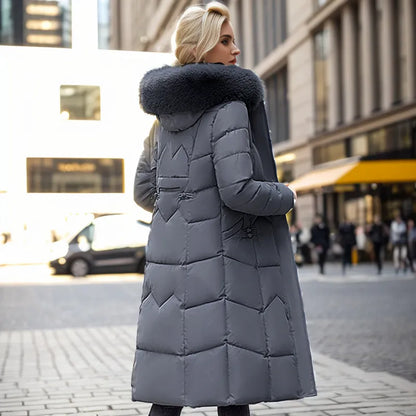 Manteau d'Hiver Élégant Long Enveloppant