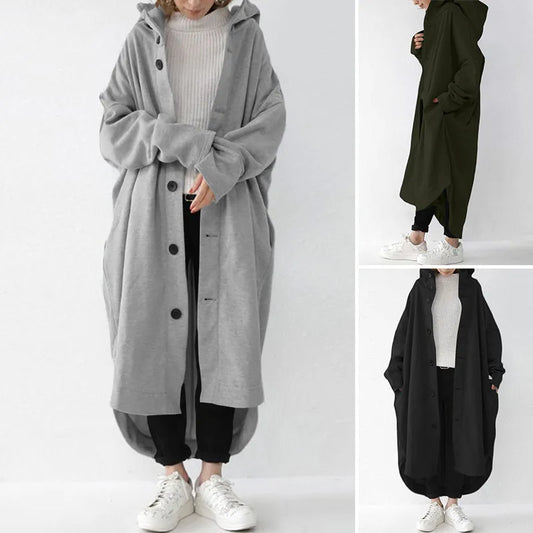 Luxe Élégant - Manteau Trench Oversize Grande Taille
