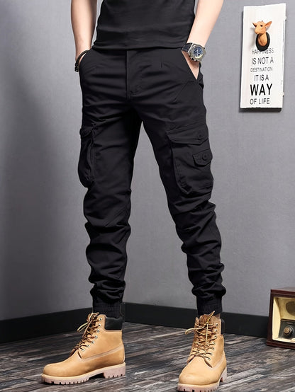 Pantalon cargo homme premium en tissu stretch - Confort et style signé Atelier Sartorial