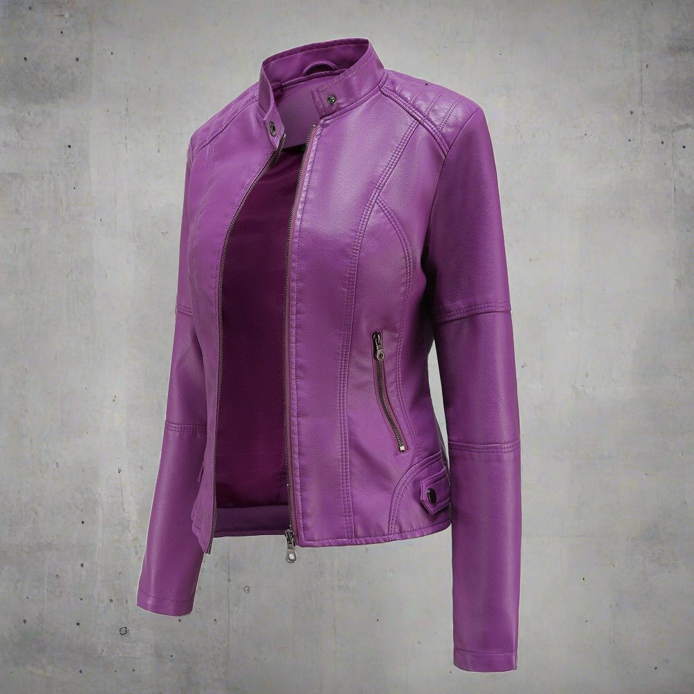Veste en cuir haut de gamme Automne Chic par L'Artisan Cuir