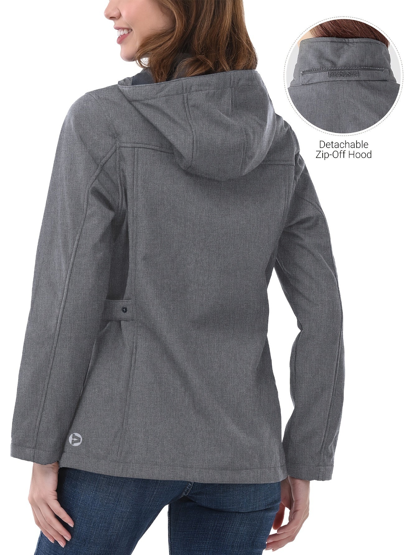 Veste Élégante D'extérieur Femmes - Manteau Softshell Résistant au Vent