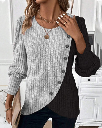 Pull en laine chaude pour femme Olino - Tricot d'hiver élégant et confortable