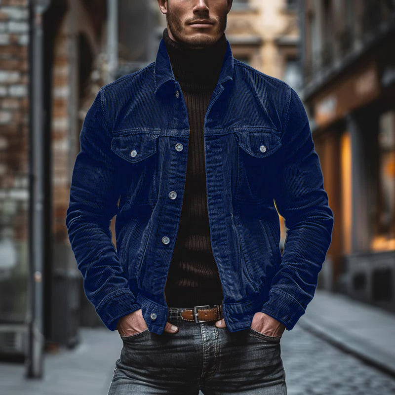 Vancouver - Blouson en velours côtelé rétro pour homme