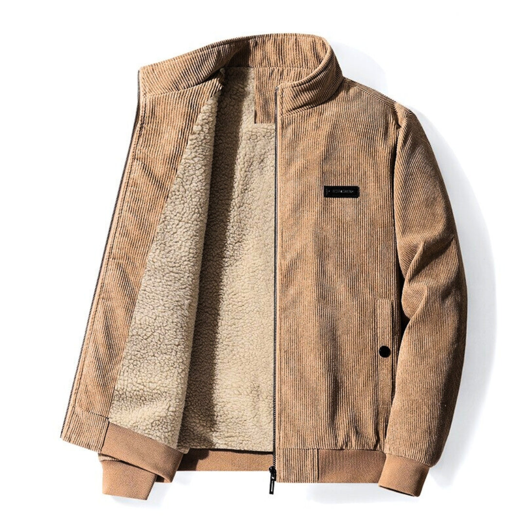 Veste Luxe En Velours Côtelé Aristocrate
