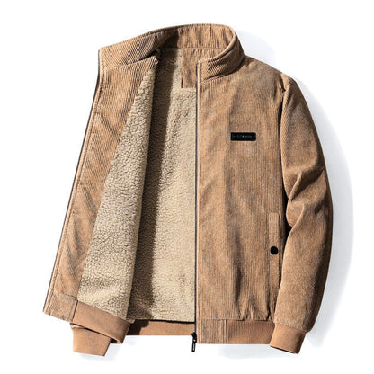 Veste Luxe En Velours Côtelé Aristocrate