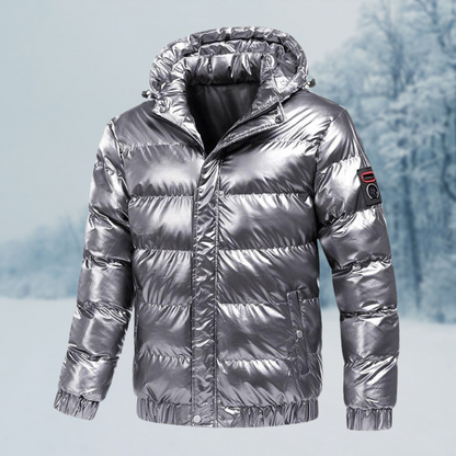 LuxeHiver - Manteau d'hiver imperméable et résistant aux intempéries pour homme