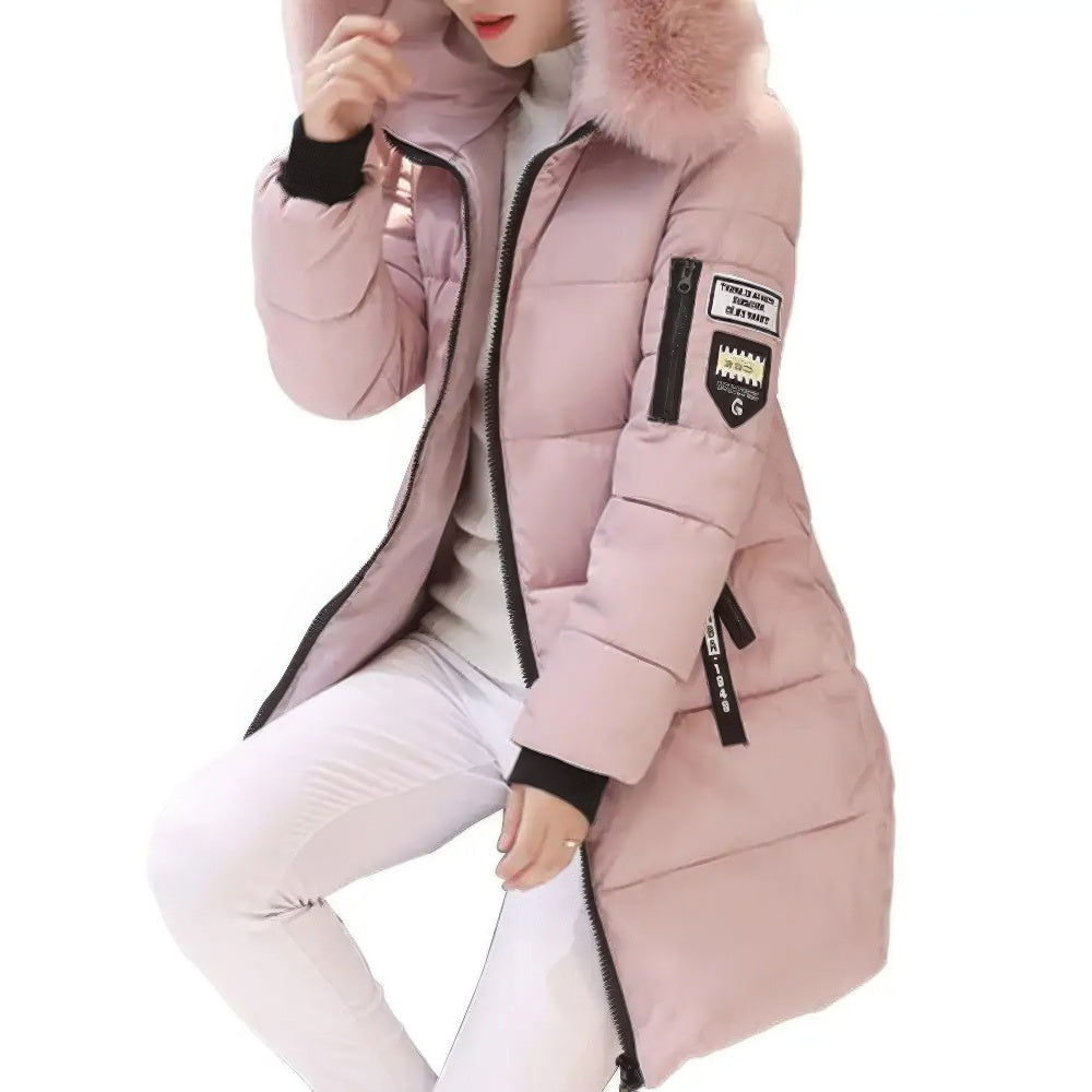 Mélange de Luxe - Manteau d'hiver féminin doux et raffiné