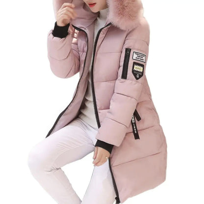 Mélange de Luxe - Manteau d'hiver féminin doux et raffiné