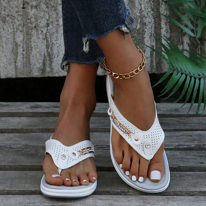 LuxeAuréa - Sandales à Talons Compensés Élégance Supreme