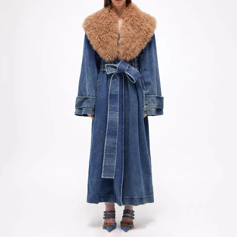 Mirella - Manteau en Jean Chic et Moderne pour Femme