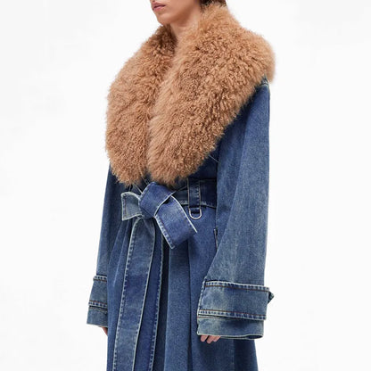 Mirella - Manteau en Jean Chic et Moderne pour Femme