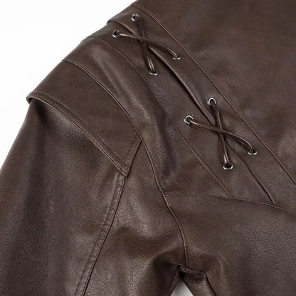 Vega - Manteau Retro à Col en V pour Femme