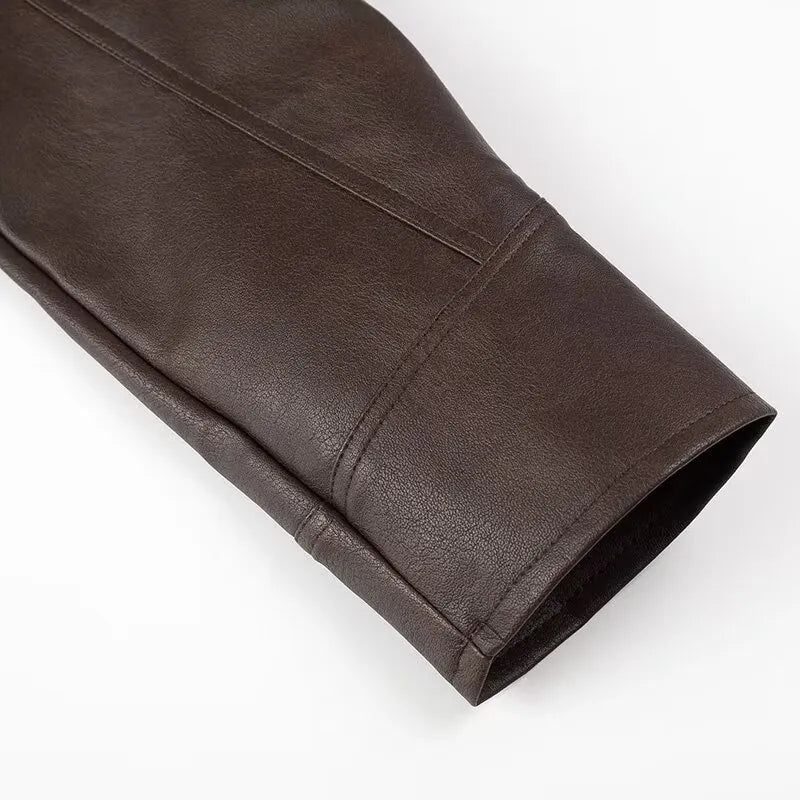 Vega - Manteau Retro à Col en V pour Femme