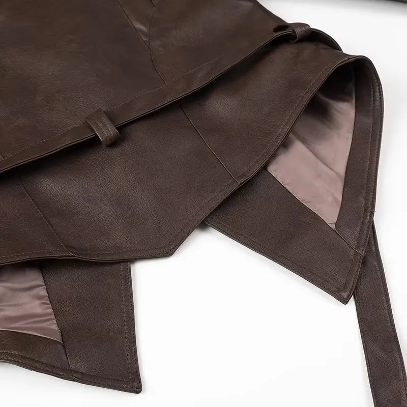 Vega - Manteau Retro à Col en V pour Femme