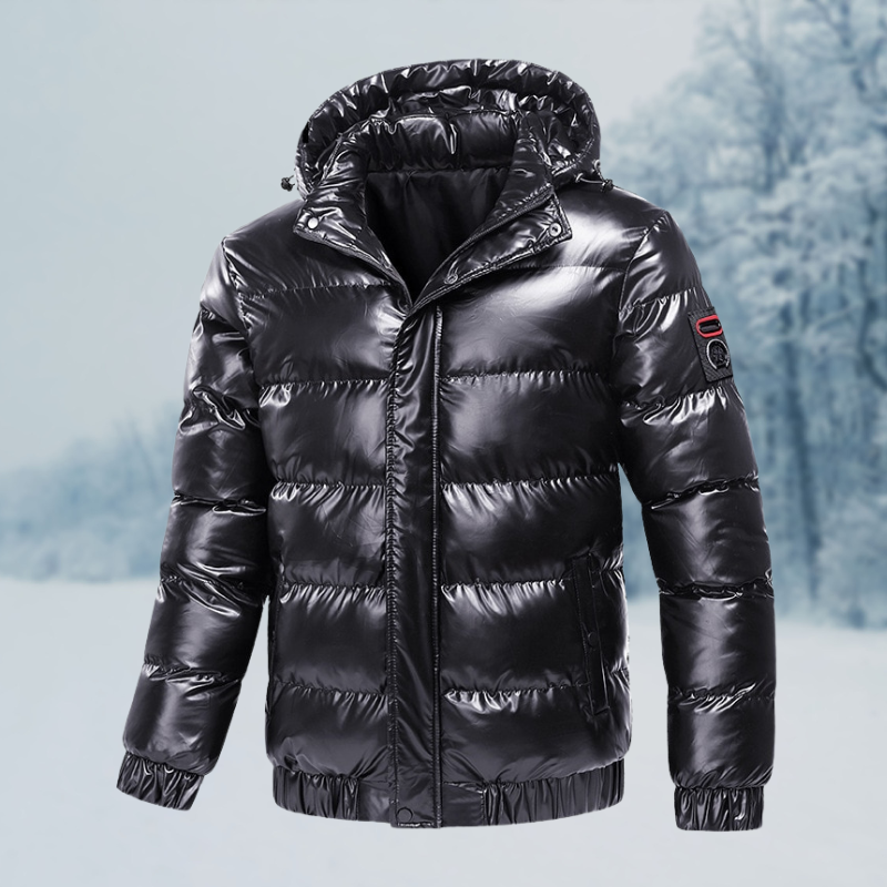 LuxeHiver - Manteau d'hiver imperméable et résistant aux intempéries pour homme