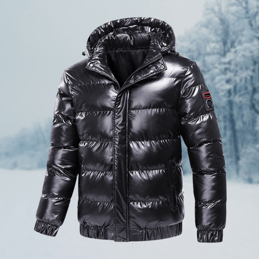 LuxeHiver - Manteau d'hiver imperméable et résistant aux intempéries pour homme
