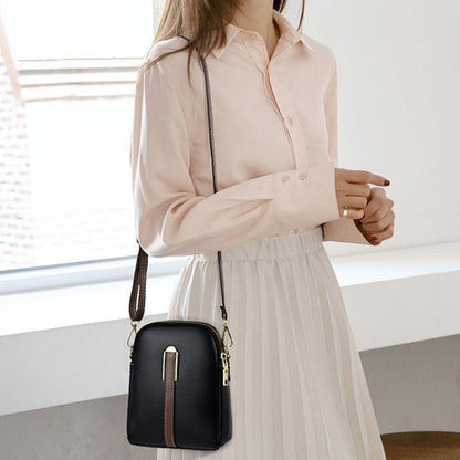 Sac en cuir élégance à blocs de couleurs de luxe