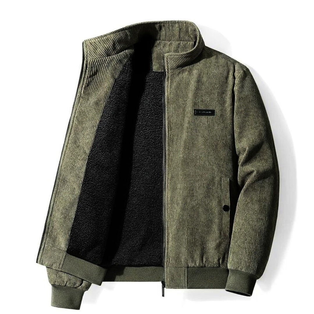 Veste Luxe En Velours Côtelé Aristocrate