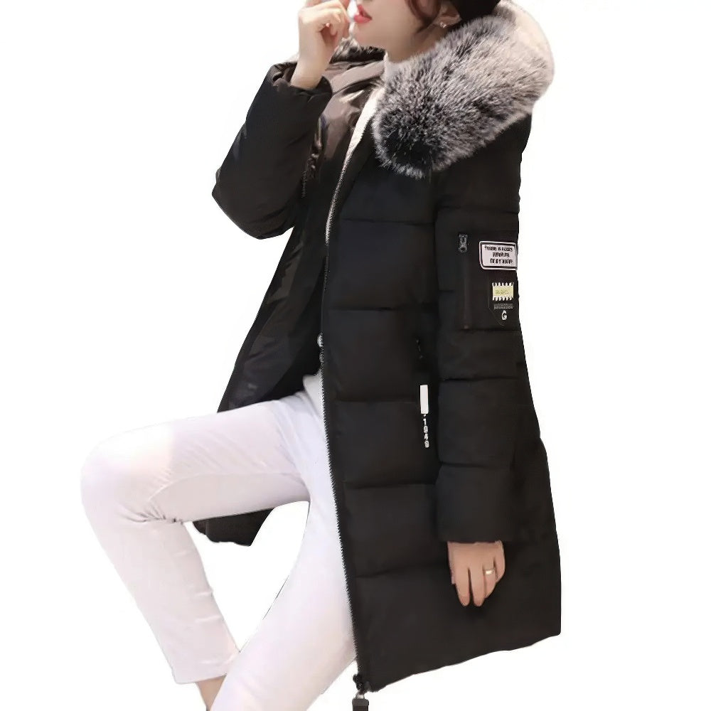 Mélange de Luxe - Manteau d'hiver féminin doux et raffiné
