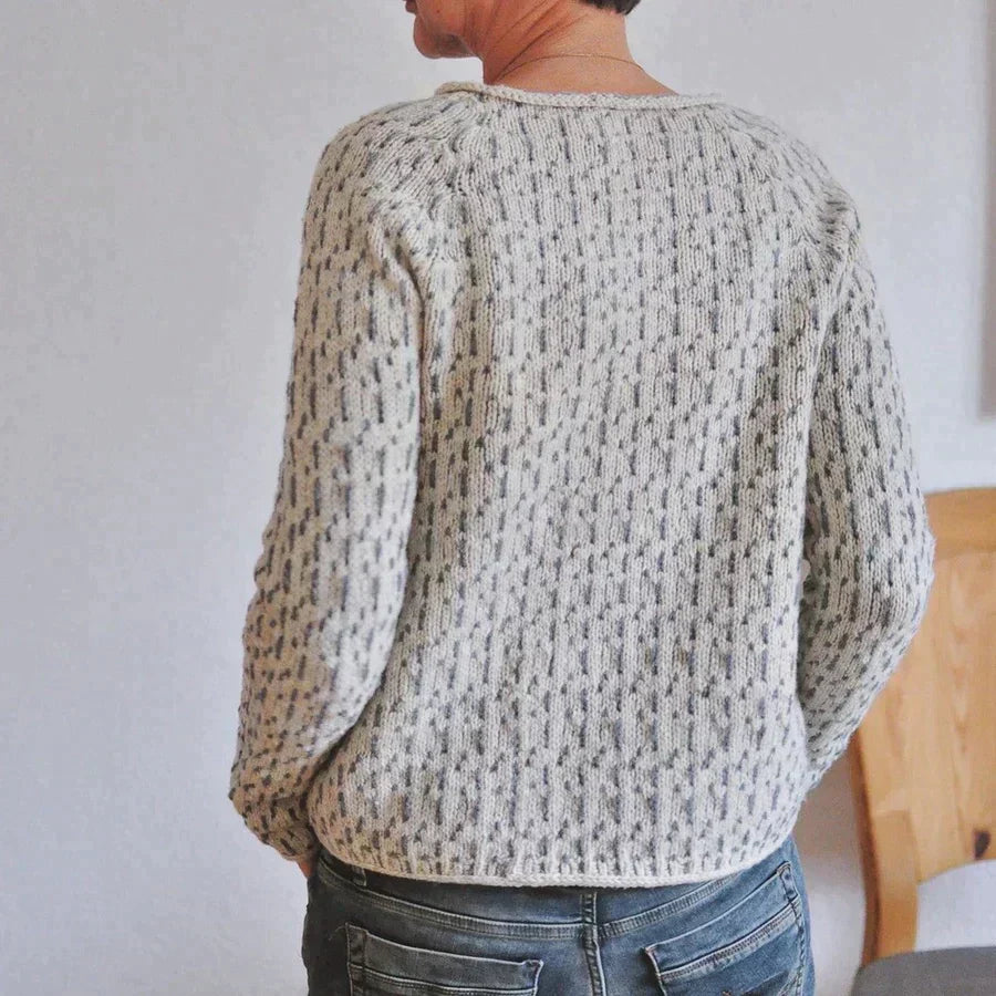 Luxe Asiatique - Pull raffiné - Coupe bateau élégante