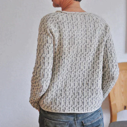 Luxe Asiatique - Pull raffiné - Coupe bateau élégante