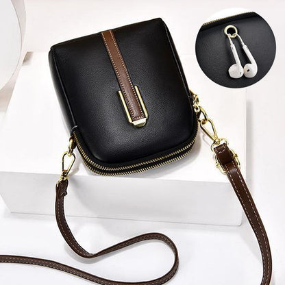 Sac en cuir élégance à blocs de couleurs de luxe