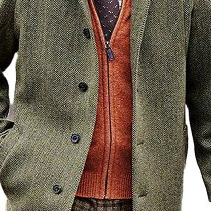 Veste d'hiver élégante pour homme Zéphyr en style rétro