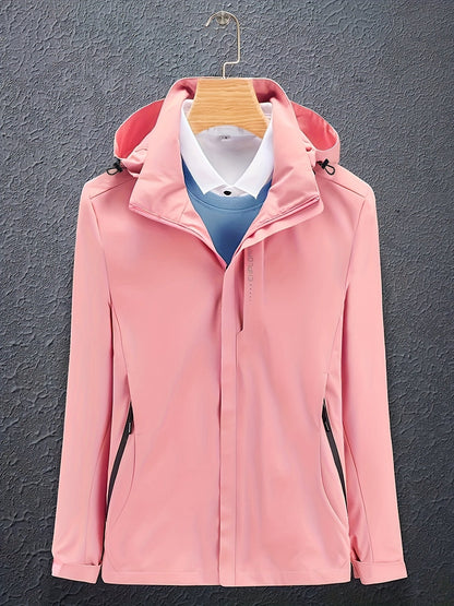 Veste de protection en softshell pour femme - Manteau coupe-vent de luxe