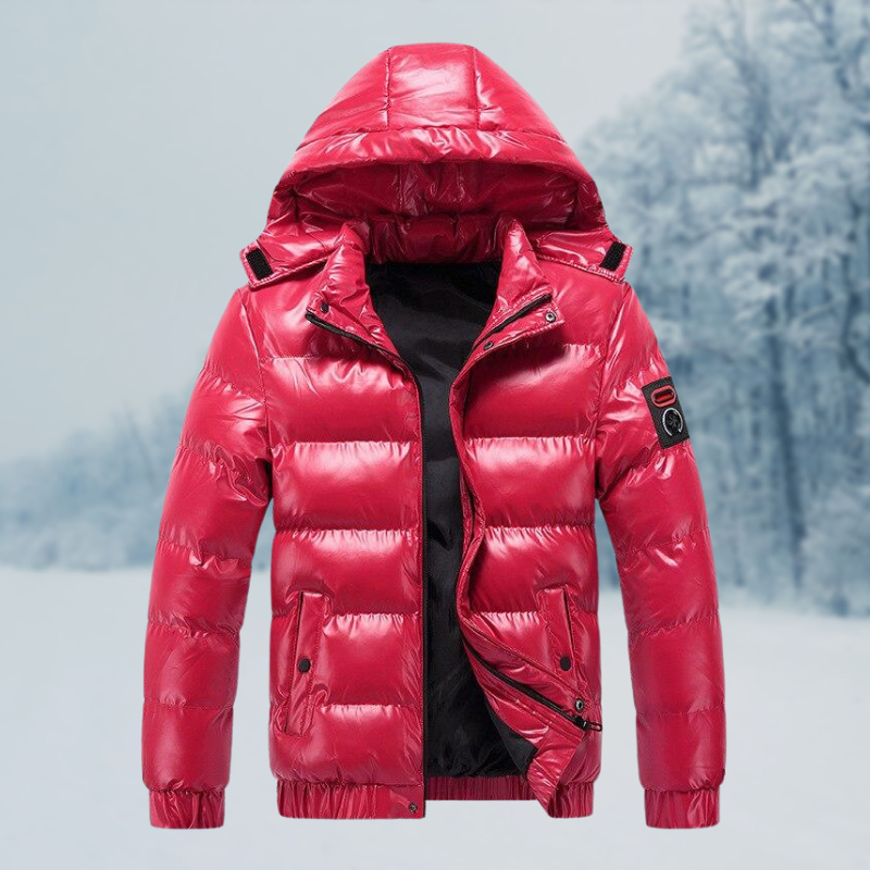 LuxeHiver - Manteau d'hiver imperméable et résistant aux intempéries pour homme