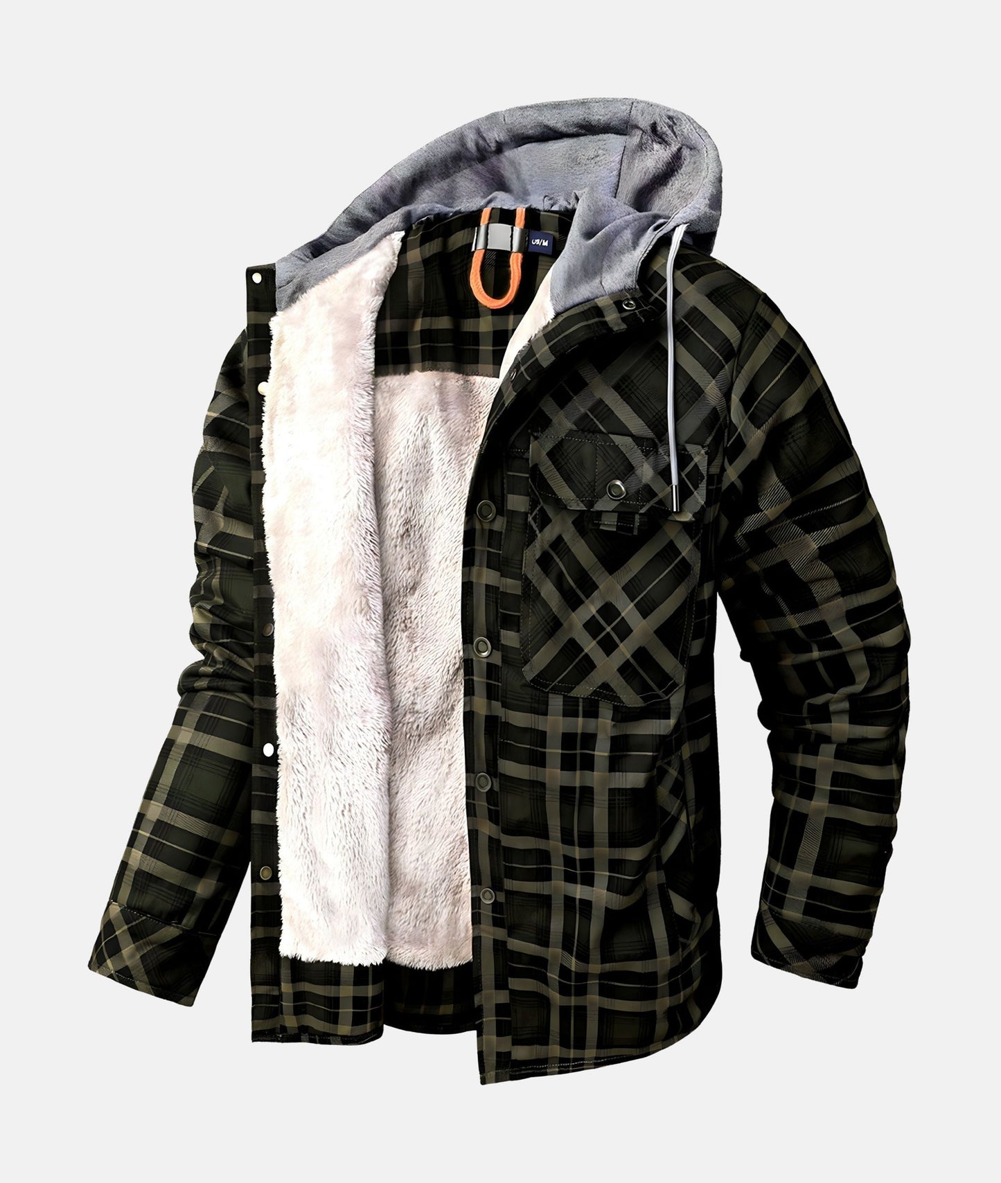 Veste Élégante à Carreaux en Flanelle - Tissu Premium - Modèle Raffiné et Confortable