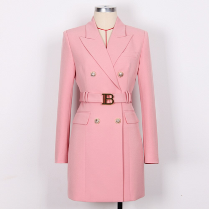 Luxe Élégance - Robe Blazer Sophistiquée et Contemporaine pour Femme