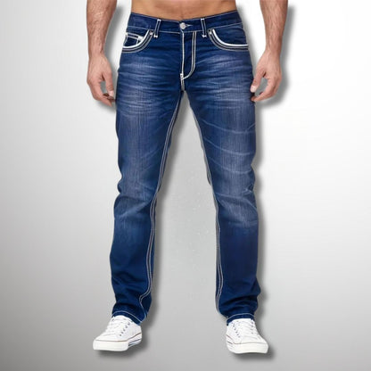 Jeans fuselés haut de gamme pour hommes par Léo