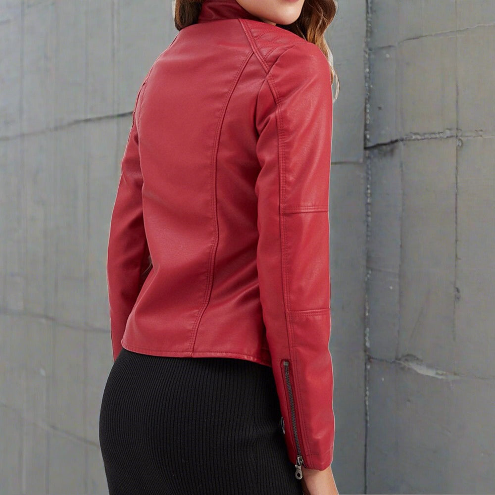 Veste en cuir haut de gamme Automne Chic par L'Artisan Cuir