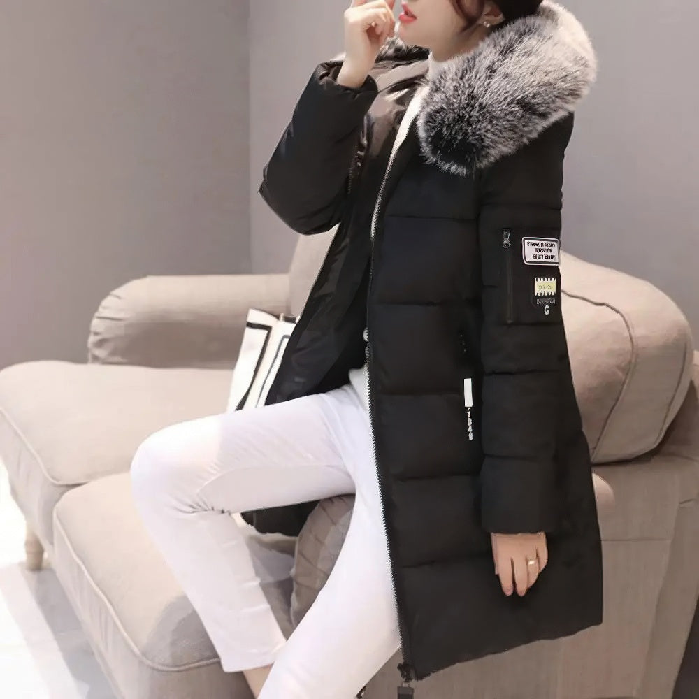Mélange de Luxe - Manteau d'hiver féminin doux et raffiné