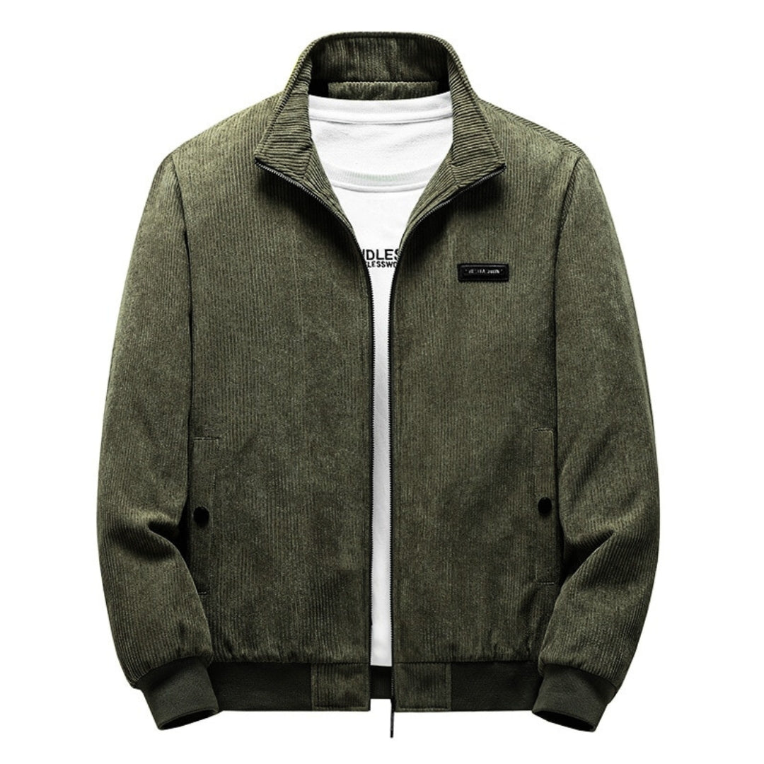 Veste Luxe En Velours Côtelé Aristocrate